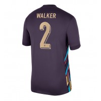 Maglia Calcio Inghilterra Kyle Walker #2 Seconda Divisa Europei 2024 Manica Corta